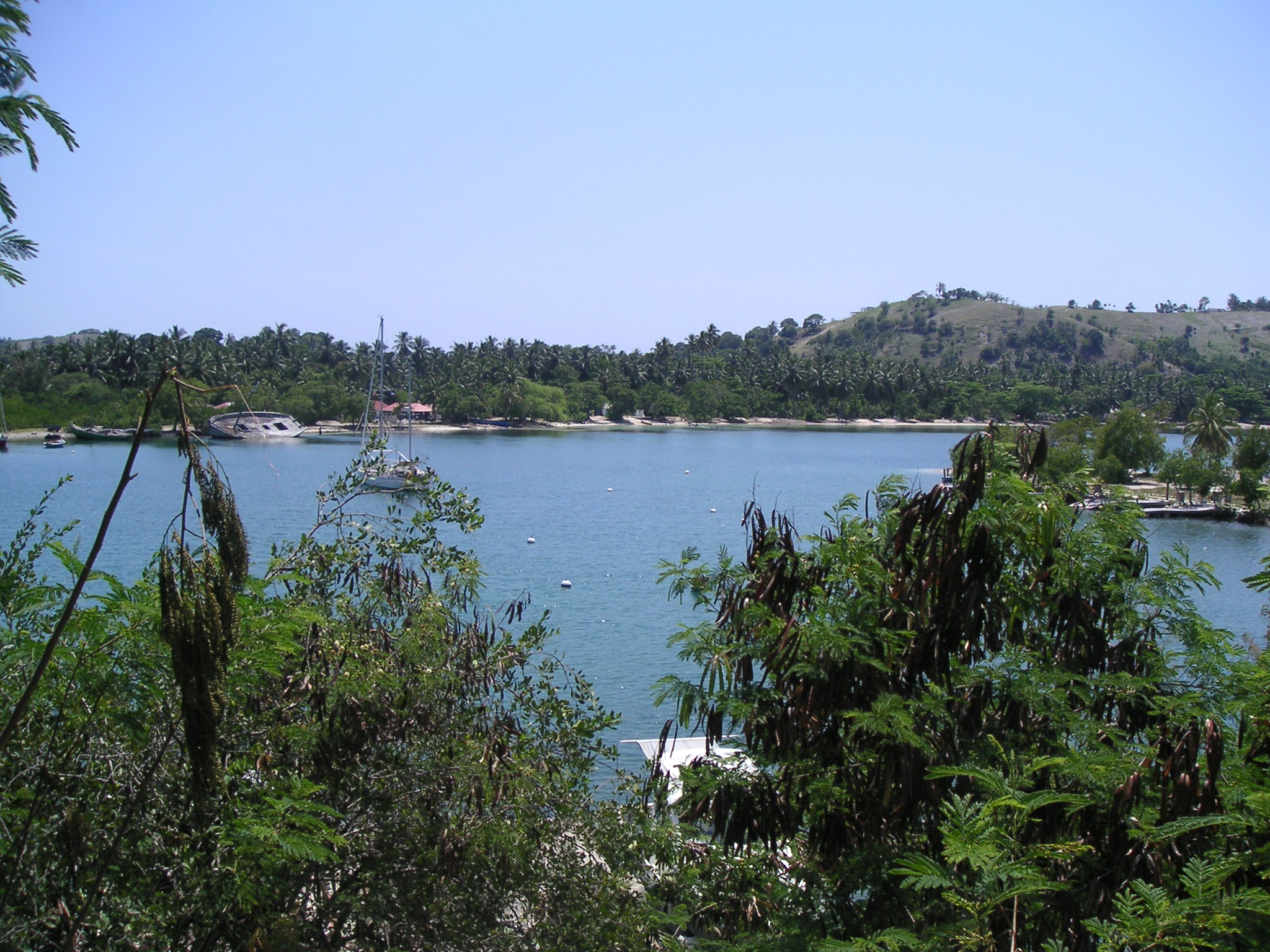 view from hotel on Ile-a-Vache Haiti small island