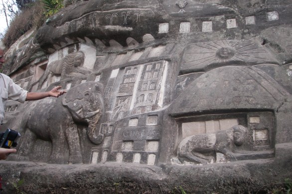 rock paintings at Esteli