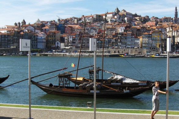 flat boat porto port wine portugal