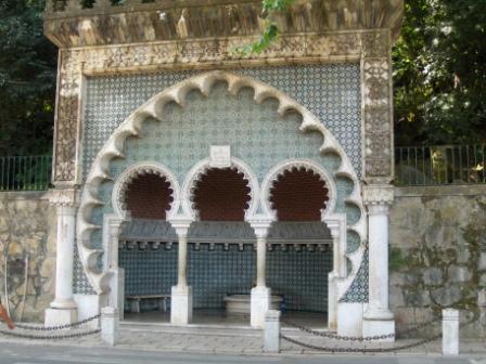 Moorish Fountain Sintra Portugal volta do duche