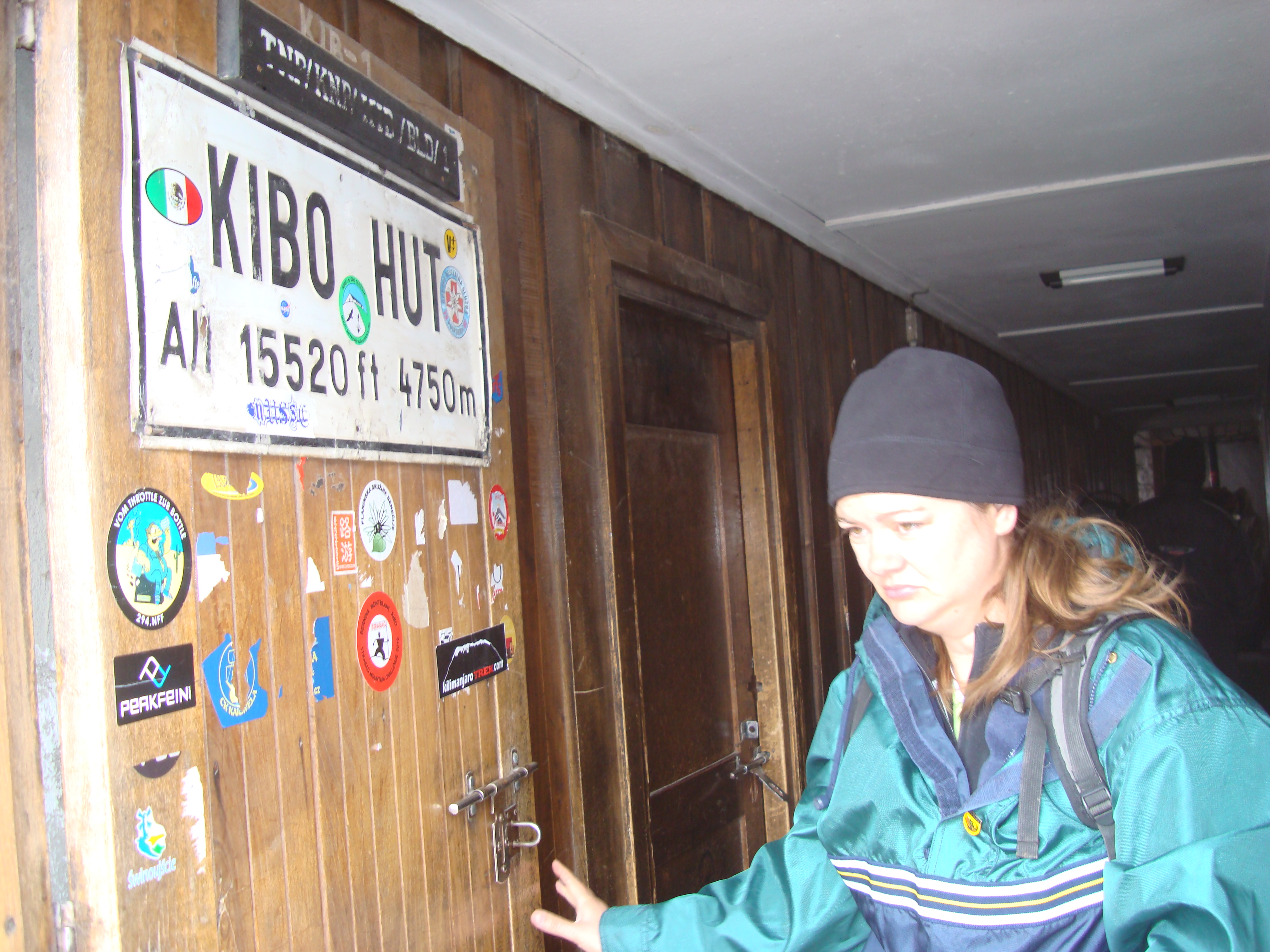 at kibo hut coca cola route mount kilimanjaro tanzania