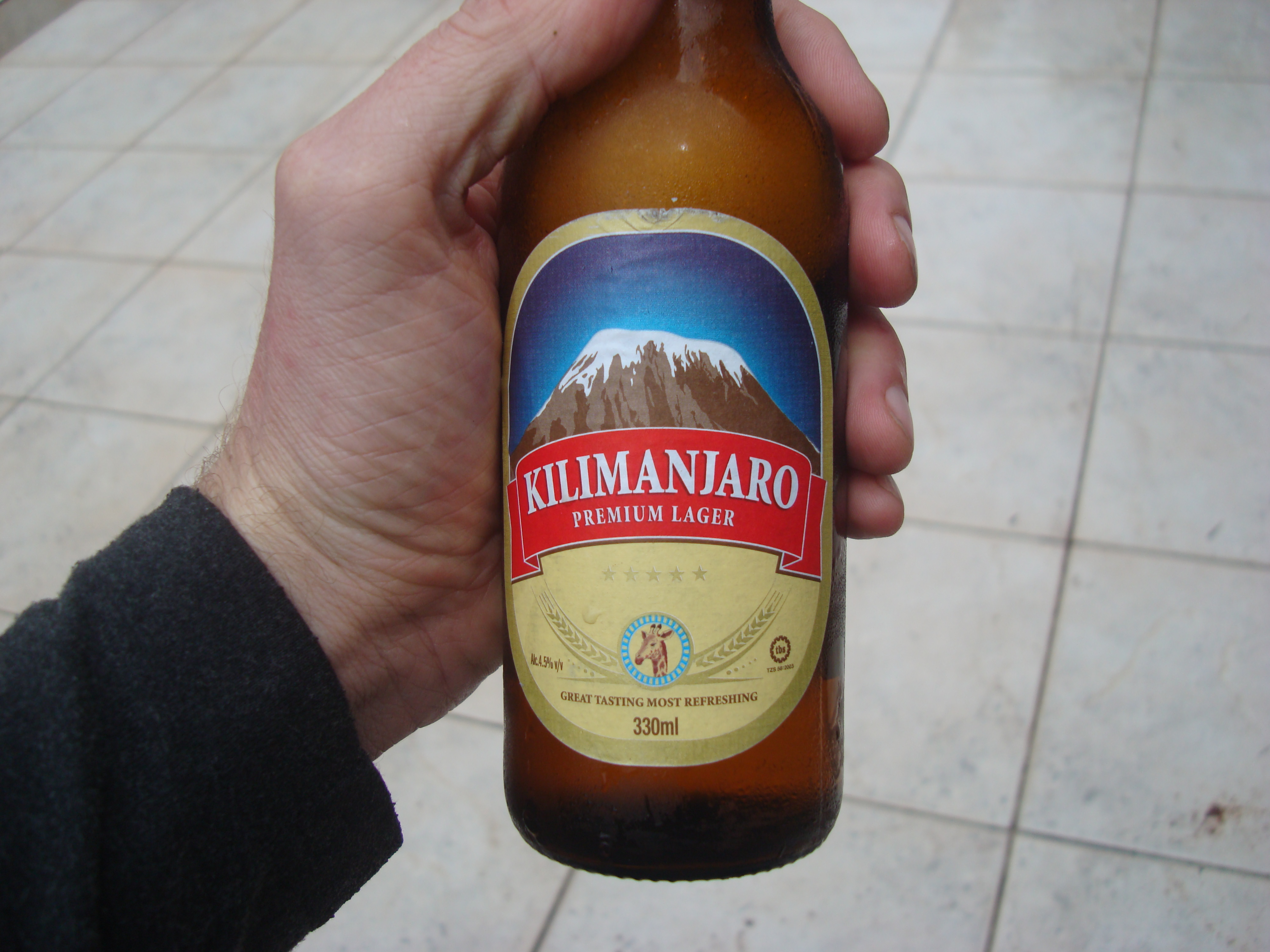 kilimanjaro premium lager bottle mount kilimanjaro tanzania