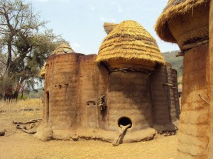 Tamberma Valley togo thatched roof mud huts