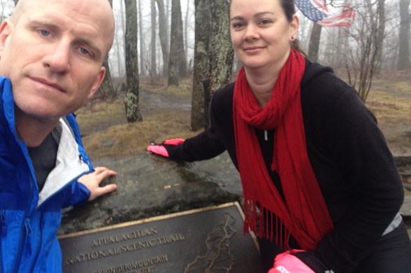 Deah and Chris AT Georgia Springer Mountain Appalachian Trail