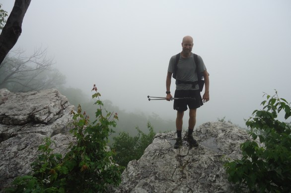 Chris in Pennsylvania Appalachian Trail
