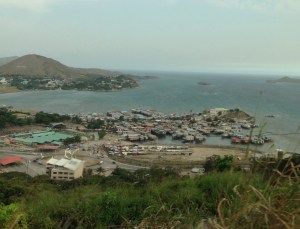 Port Moresby from above Papua New Guinea
