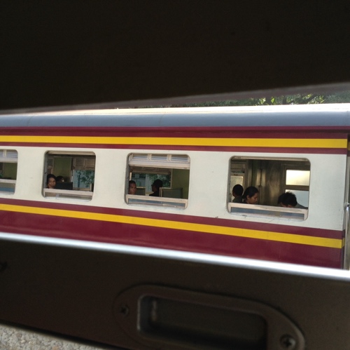 exterior of thailand trains