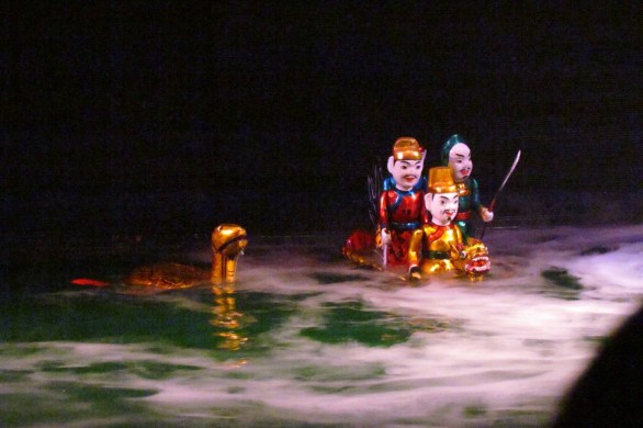 Water Puppet show in Vietnam Hanoi