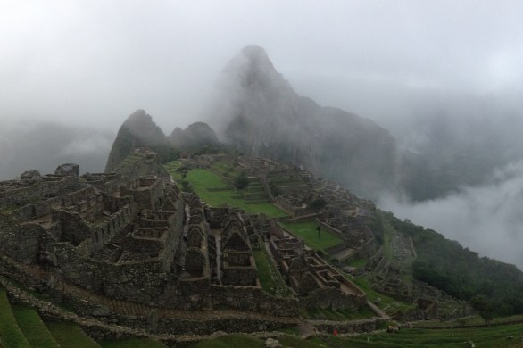 Panorama of Machu Picchu Peru