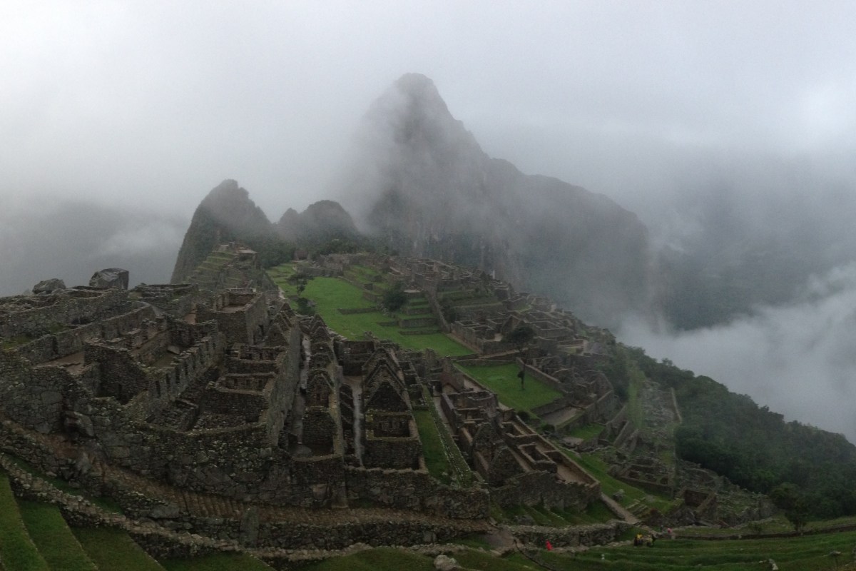 Panorama of Machu Picchu Peru