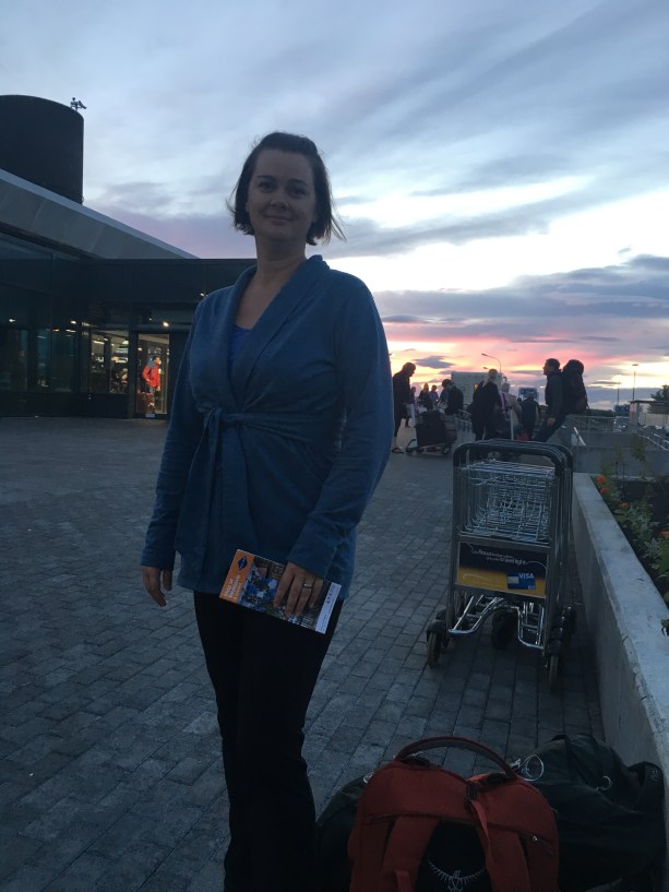 Deah in Iceland Midnight Sun