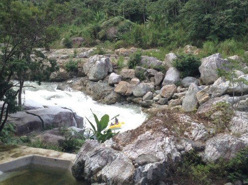Rafters in Pico Bonito National Park, Honduras