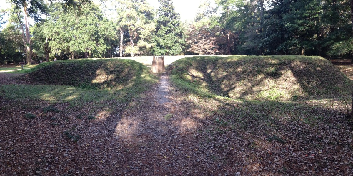 palisades and fortress fort raleigh north carolina roanoke lost settlement