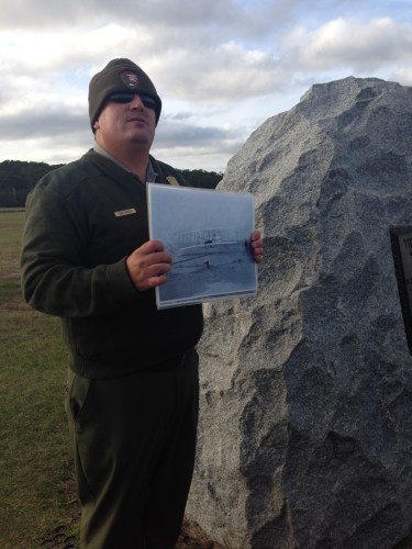 Ranger talk at Kitty Hawk North Carolina Outer Banks