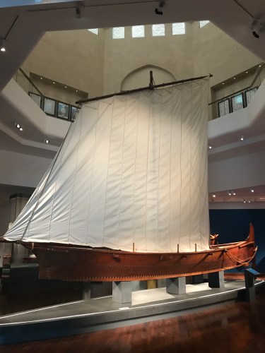 replica of sailing boat sinbad voyage muscat oman