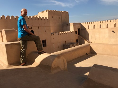 Chris at Fort Nizwa Oman