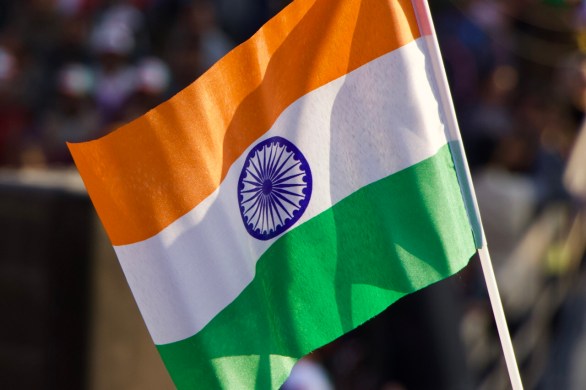 orange white green india flag