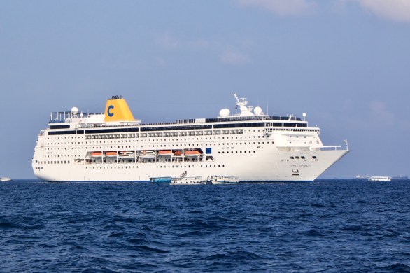 Costa Cruise boat Indian Ocean