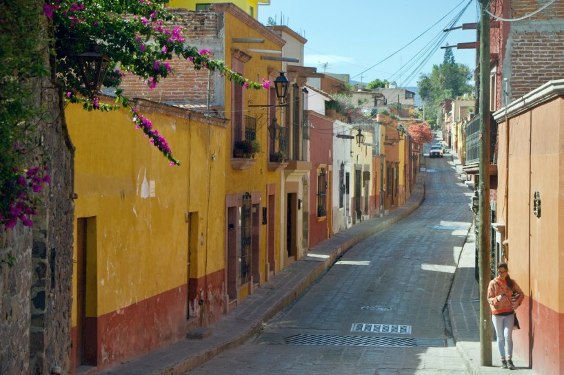 the cobblestone streets of San Miguel de Allende