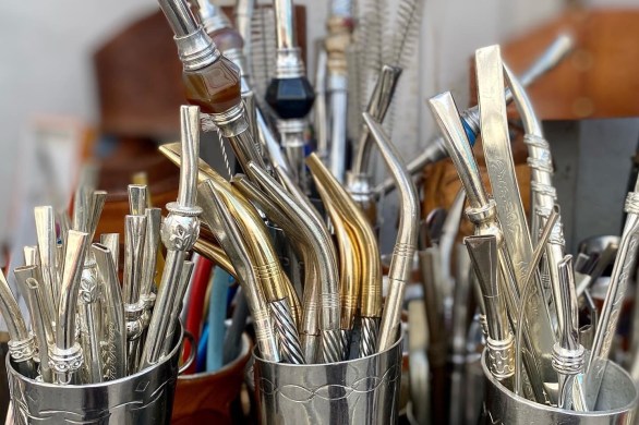 Paraguay maté straws